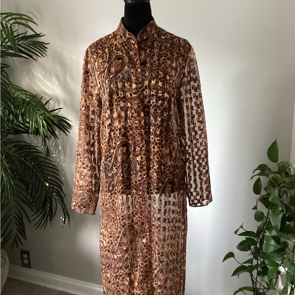 Women sheer cover top